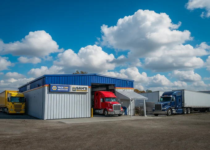 Sam's Truck & Trailer Repair facility exterior in Toledo, OH