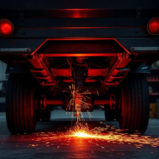 Commercial trailer undercarriage welding and structural repair service