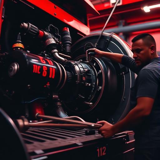 Diesel semi truck engine repair by certified mechanic in Toledo OH shop